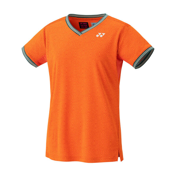 YONEX Womens Crew Neck Shirt #20758EX  Bright Orange